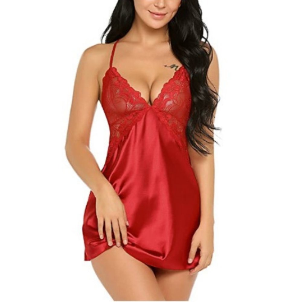 Lingerie V Neck Nightwear for Woman